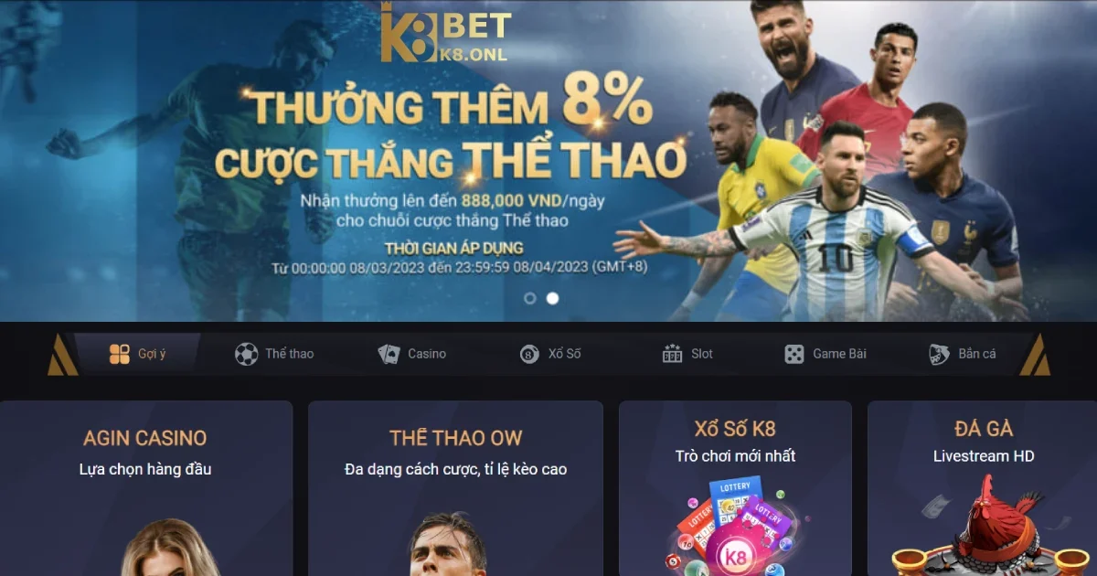 Các Chương Trình Khuyến Mãi K8 Hấp Dẫn